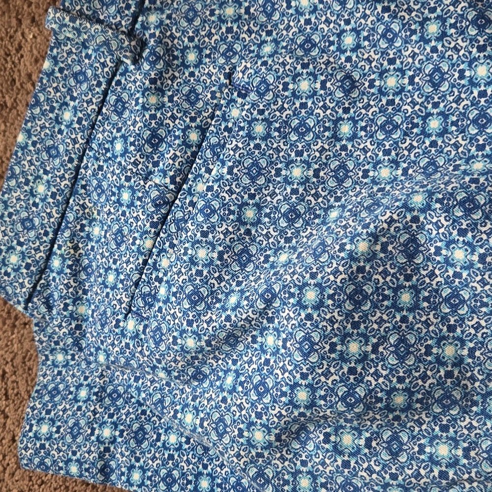 Blue Patterned Pants - Picture 4 of 4